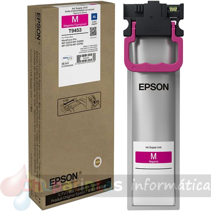 Epson T9453 Magenta Cartucho de Tinta Original - C13T945340