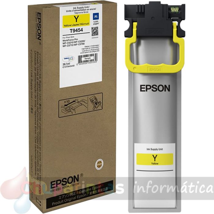 Epson T9454 Amarillo Cartucho de Tinta Original - C13T945440