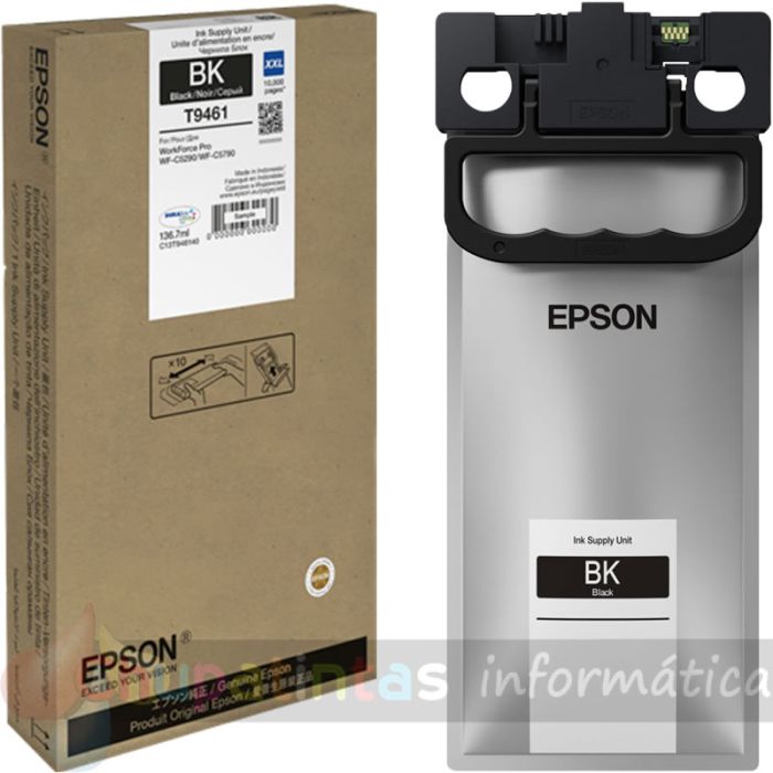 Epson T9461 Negro Cartucho de Tinta Original - C13T946140