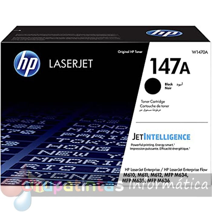 HP 147A Negro Cartucho de Tóner Original - W1470A
