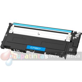 Samsung CLP360/CLX3305 Cian Cartucho de Tóner Genérico - Reemplaza CLT-C406S/ST984A