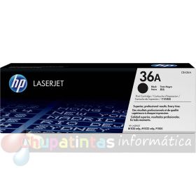 HP CB436A Negro Cartucho de Tóner Original - 36A