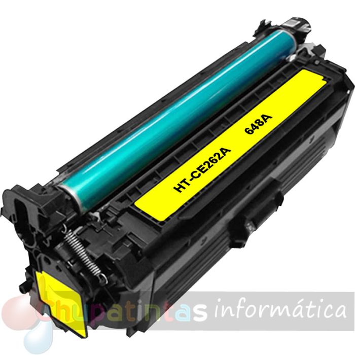 HP CE262A Amarillo Cartucho de Tóner Genérico - Reemplaza 648A-1