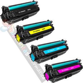 HP 647A + HP 648A Pack de 4 Cartuchos de Tóner Genéricos