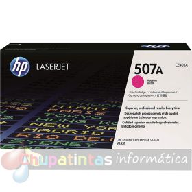 HP CE403A Magenta Cartucho de Tóner Original - 507A