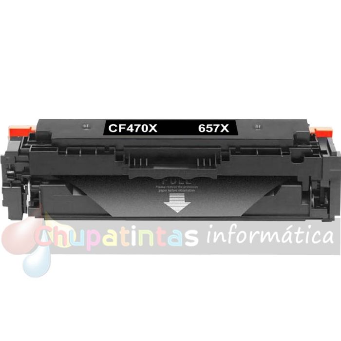 HP CF470X Negro Cartucho de Tóner Genérico - Reemplaza 657X