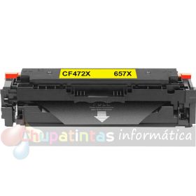 HP CF472X Amarillo Cartucho de Tóner Genérico - Reemplaza 657X
