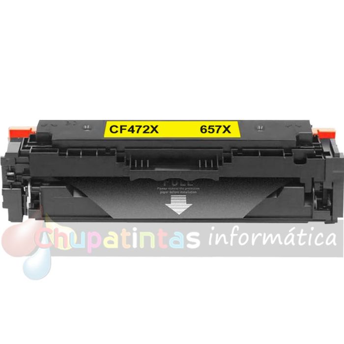 HP CF472X Amarillo Cartucho de Tóner Genérico - Reemplaza 657X
