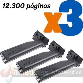 HP CF256X Negro PACK AHORRO 3 Cartuchos de Tóner Genéricos