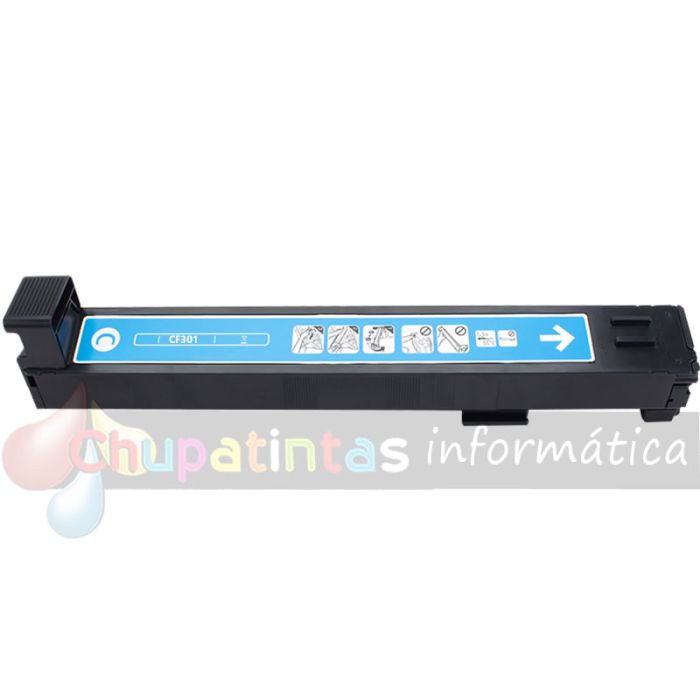HP CF301A Cian Cartucho de Tóner Genérico - Reemplaza 827A