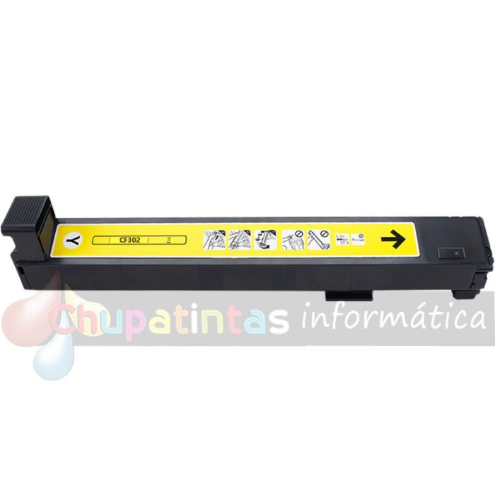 HP CF302A Amarillo Cartucho de Tóner Genérico - Reemplaza 827A