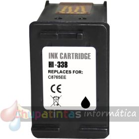 HP 338 Negro Cartucho de Tinta Remanufacturado - Reemplaza C8765EE-1