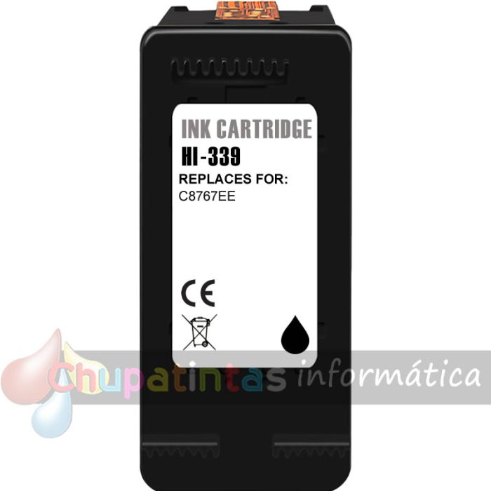 HP 339 Negro Cartucho de Tinta Remanufacturado - Reemplaza C8767EE-1