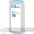 HP 70 Cyan Light Cartucho de Tinta Pigmentada Generico - Reemplaza C9390A