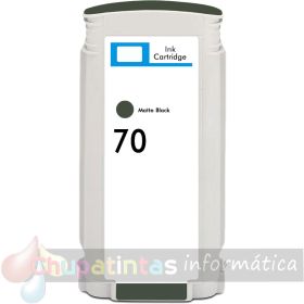 HP 70 Negro Mate Cartucho de Tinta Pigmentada Generico - Reemplaza C9448A