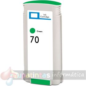 HP 70 Verde Cartucho de Tinta Pigmentada Generico - Reemplaza C9457A