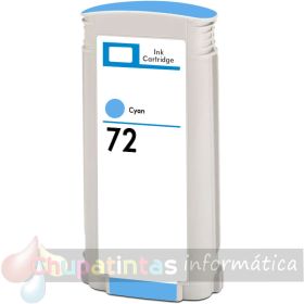 HP 72 Cian Cartucho de Tinta Genérico - Reemplaza C9371A-1