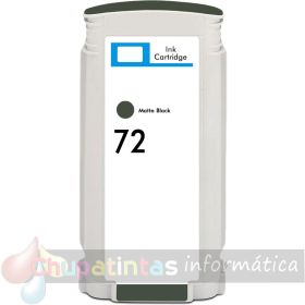 HP 72 Negro Mate Cartucho de Tinta Pigmentada Genérico - Reemplaza C9403A-1