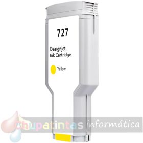 HP 727 Amarillo Cartucho de Tinta Genérico - Reemplaza B3P21A/F9J78A
