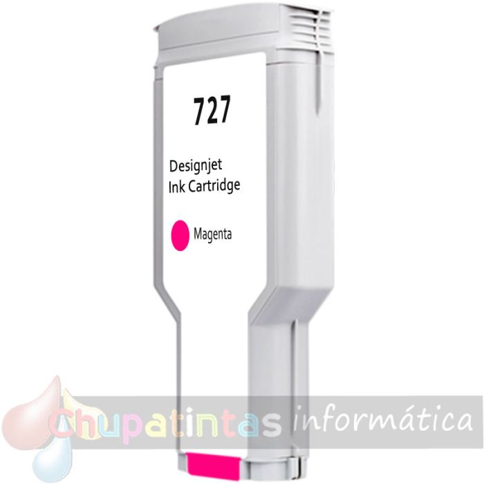 HP 727 Magenta Cartucho de Tinta Genérico - Reemplaza B3P20A/F9J77A