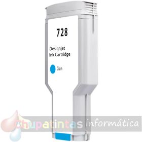 HP 728 Cian Cartucho de Tinta Genérico - Reemplaza F9J67A/F9J63A-1