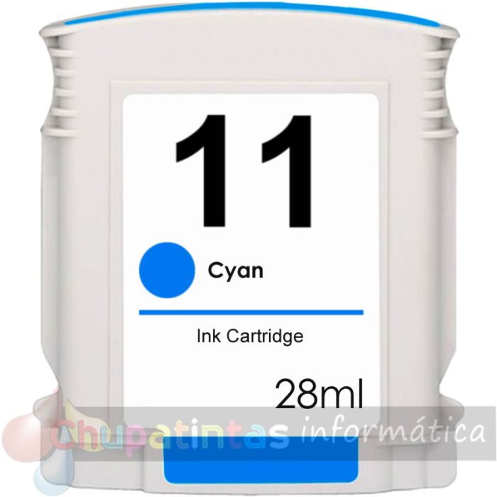 HP 11 Cian Cartucho de Tinta Genérico - Reemplaza C4836A-1