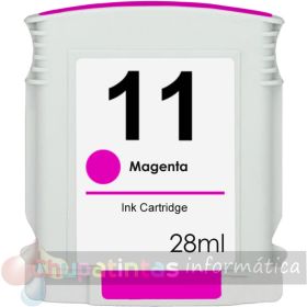 HP 11 Magenta Cartucho de Tinta Genérico - Reemplaza C4837A-1