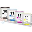 HP 10 + HP 11 Pack de 4 Cartuchos de Tinta Genericos