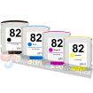 HP 82 Pack de 4 Cartuchos de Tinta Genericos