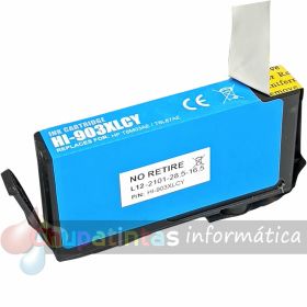 HP 903XL Cian Cartucho de Tinta Genérico - Reemplaza T6M03AE/T6L87AE-1