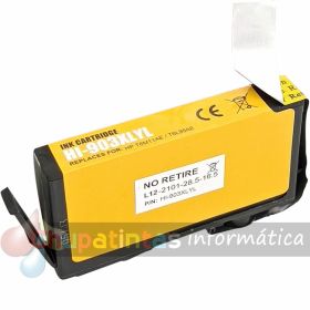HP 903XL Amarillo Cartucho de Tinta Genérico - Reemplaza T6M11AE/T6L95AE-1