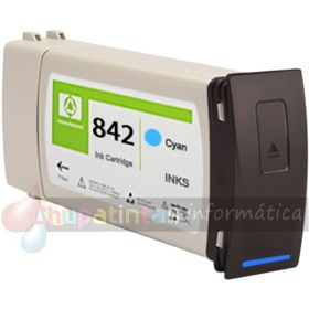 HP 842C Cian Cartucho de Tinta Pigmentada Genérico - Reemplaza C1Q54A
