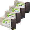 HP 842C Pack de 4 Cartuchos de Tinta Pigmentada Genericos