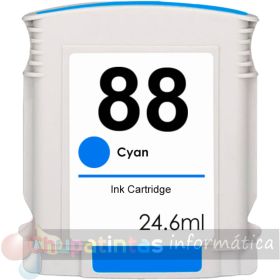 HP 88XL Cían Cartucho de Tinta Genérico - Reemplaza C9386AE/C9391AE-1
