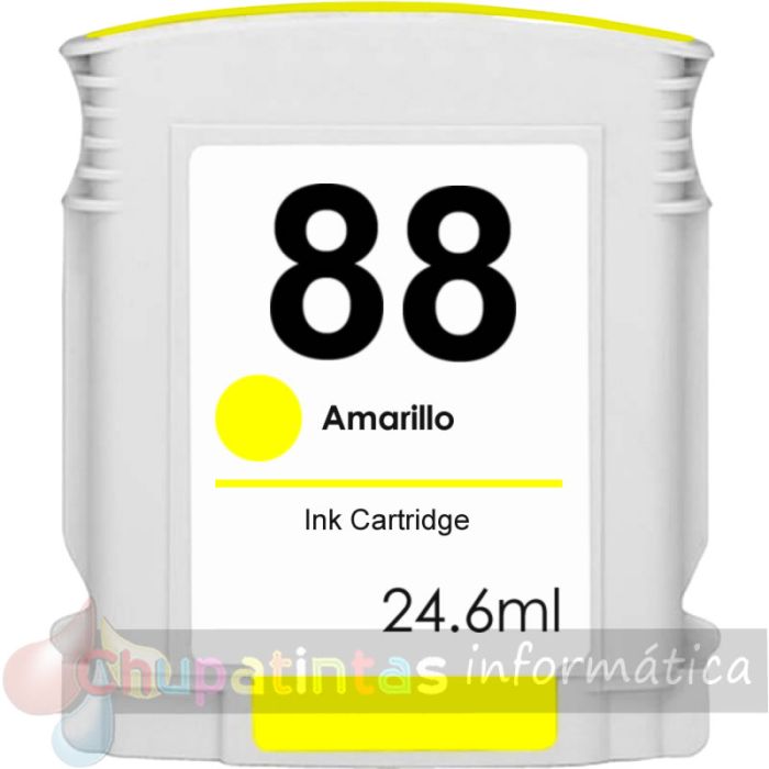 HP 88XL Amarillo Cartucho de Tinta Genérico - Reemplaza C9388AE/C9393AE-1
