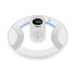 Muvip Round Design Bascula de Baño Digital - Pantalla LCD - Plataforma de Cristal - Peso Max. 180kg - Auto Apagado