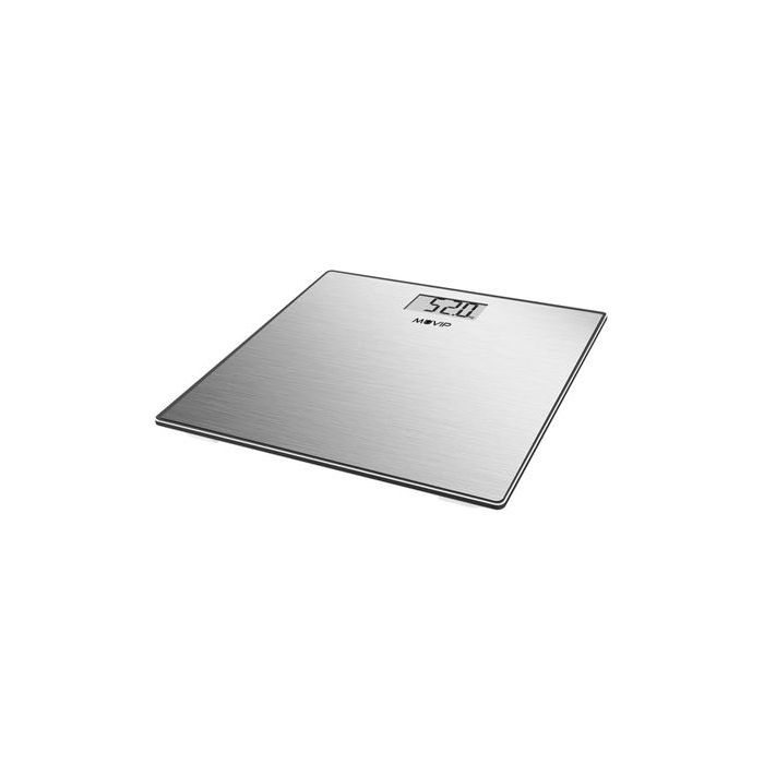 Muvip Luxury Bascula Digital de Baño - Plataforma Acero Inoxidable - Sensores Alta Precision - Apagado Automatico - Peso Max. 180kg
