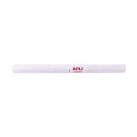 Apli Forro de Libros en Rollo 80µ 3 x 0,5 m - Polipropileno - Adhesivo Reposicionable - Alta Resistencia