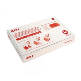 Apli Pack de 100 Forros de Libros con Solapa Ajustable 300 mm - PVC - Forra en 3 Pasos
