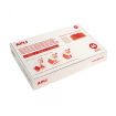 Apli Pack de 100 Forros de Libros con Solapa Ajustable 300 mm - PVC - Forra en 3 Pasos
