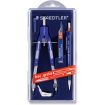 Staedtler Mars 552 Compas de Precision - Diametro Maximo 350mm - Compas de Aiuste Rapido - Patas Articuladas - Aguja Intercambiable - Mina Intercambiable