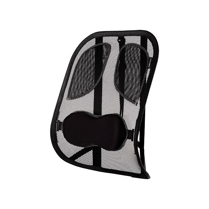 Fellowes Mesh Professional Series Suites Cojin Lumbar - Material de Malla - Sistema Triple Tensor - Color Grafito