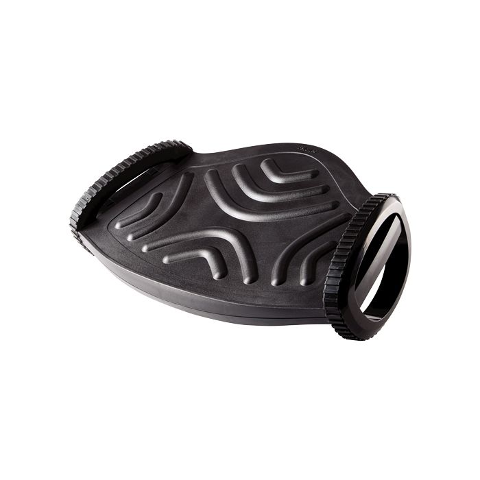Fellowes Smart Rocker Reposapies - Doble Base Circular - Ayuda a una Correcta Circulacion - Superficie Efecto Masaje - Color Negro