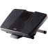 Fellowes Ultimate Professional Series Reposapies - 3 Ajustes de Altura - Base Antideslizante - Color Negro