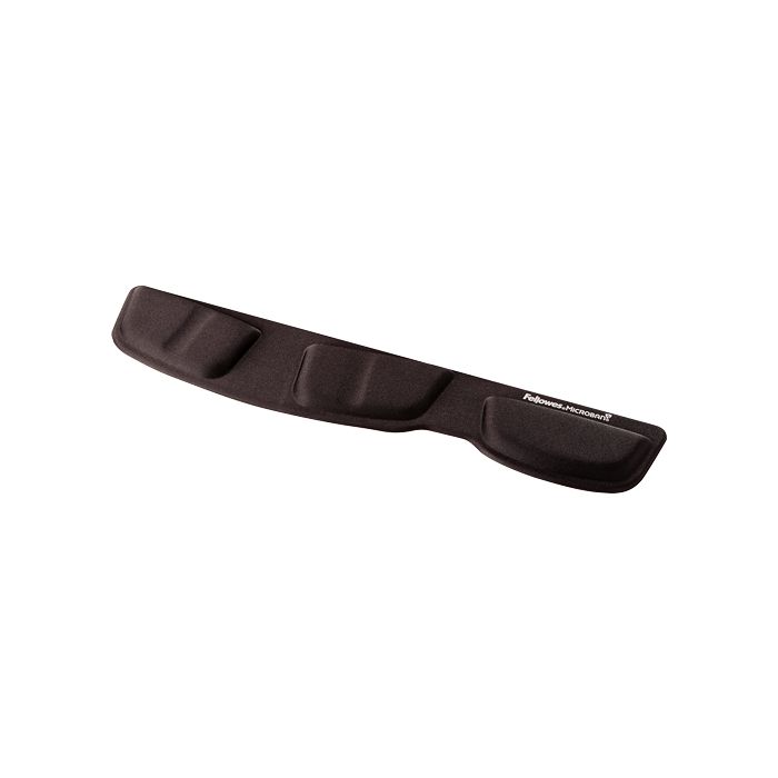Fellowes Reposamuñecas para Teclado de Espuma - Diseñado para Evitar Dolores de Muñeca - Color Negro