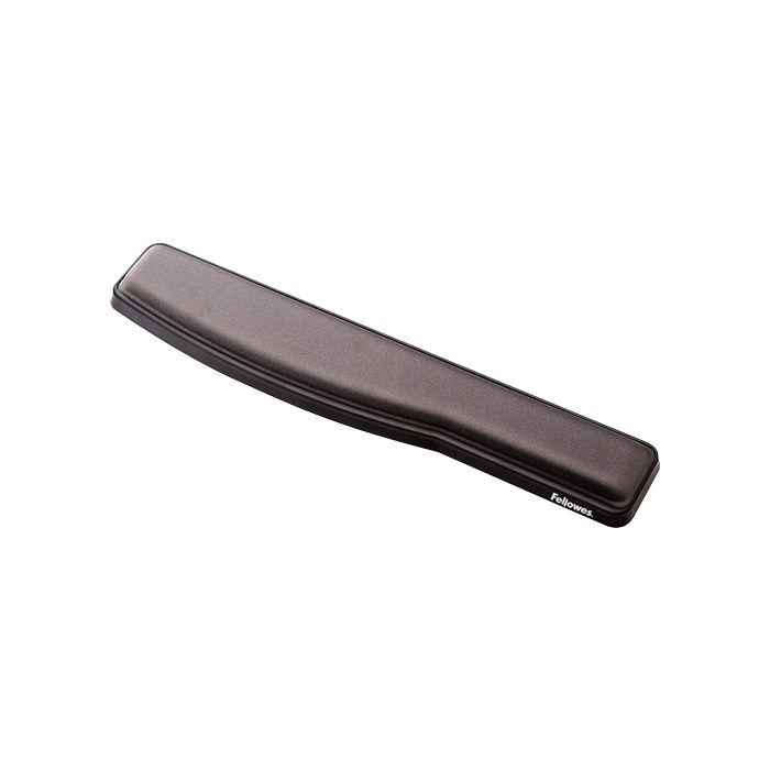 Fellowes Reposamuñecas Premium de Gel para Teclado Ajustable - Angulo y Altura Ajustable - Superficie de Poliester - Color Grafito