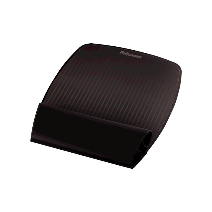 Fellowes I-Spire Series Reposamuñecas Flexible con Efecto Balanceo - Permite una Plena Traccion del Raton - Color Negro