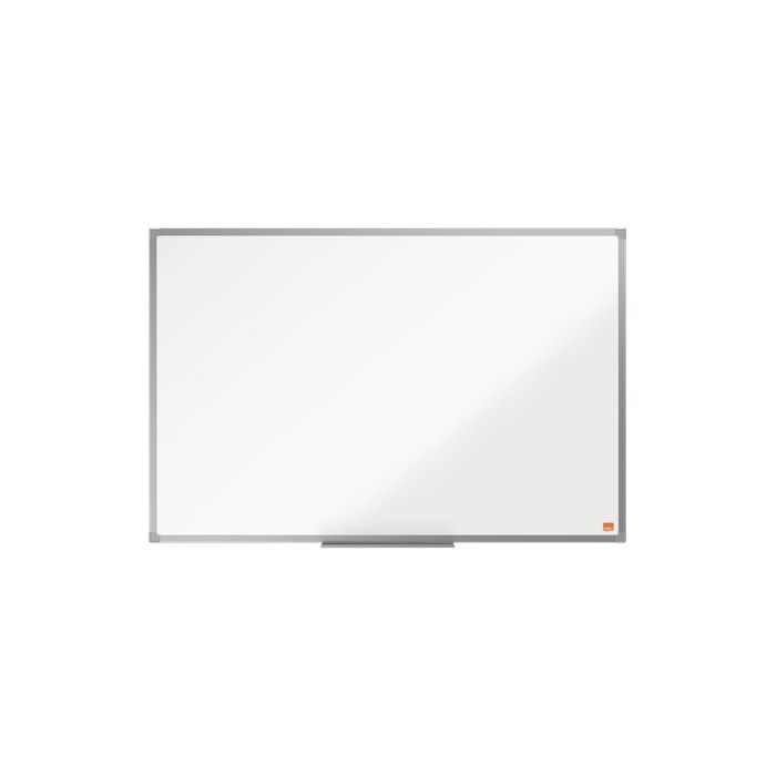 Nobo Essence Pizarra Magnetica de Acero 900x600mm - Marco de Aluminio Anodizado - Bandeja para Rotuladores - Color Blanco