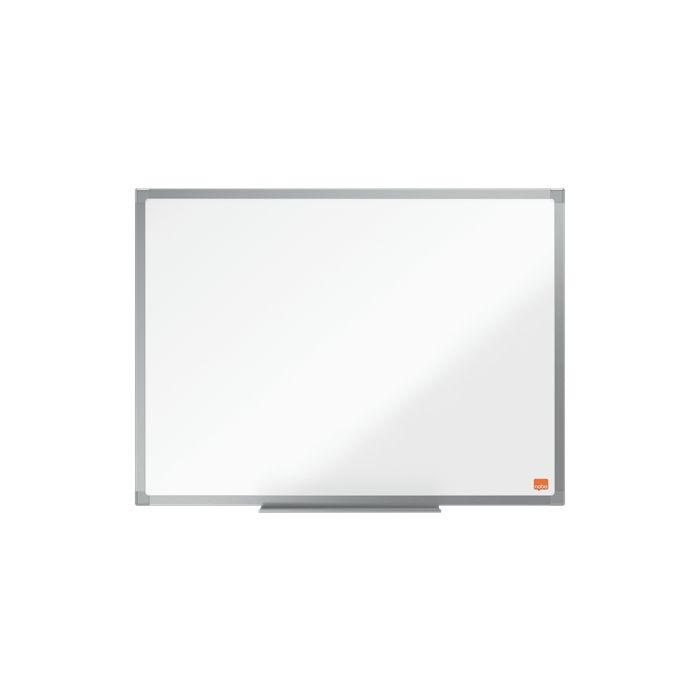 Nobo Essence Pizarra de Melamina 600x450mm - Marco de Aluminio Anodizado - Bandeja para Rotuladores - Color Blanco