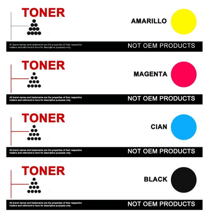 OKI C3500/C3520/C3530/MC350/MC360 COMPATIBLE TONER PACK AHORRO